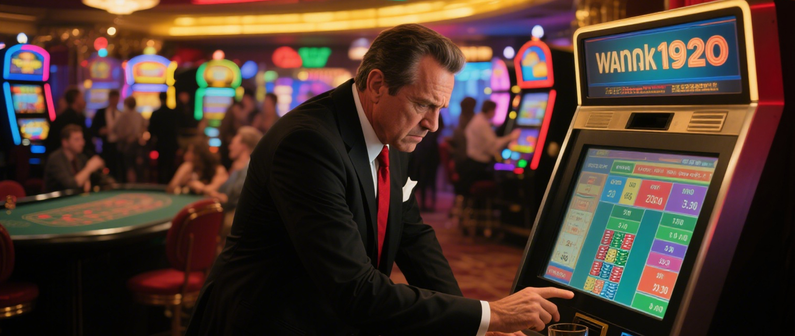 Quiosco de autoservicio para casinos y lugares de entretenim