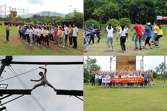 Outdoor adventuring and training at Overseas Chinese Town East